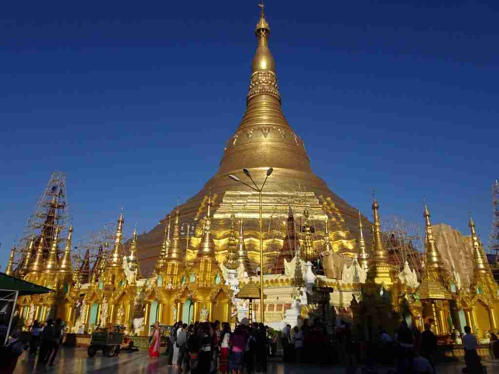Shwedagon Pagoda in Myanmar