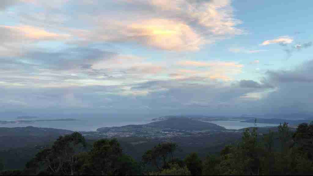 Hobart from Mount Wellington