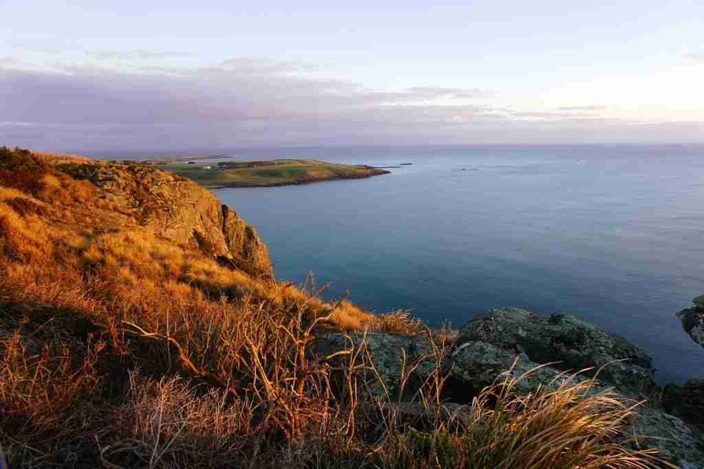 Sunrise at The Nut, Stanely looking out to sea
