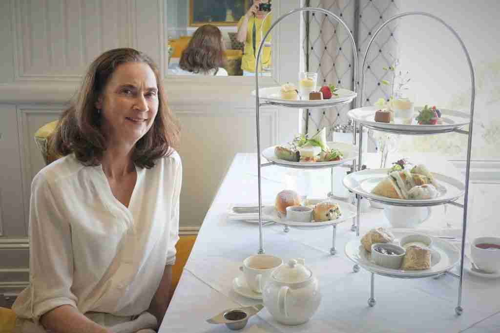 plates of delicious food at High Tea at the Hydro Majestic Hotel