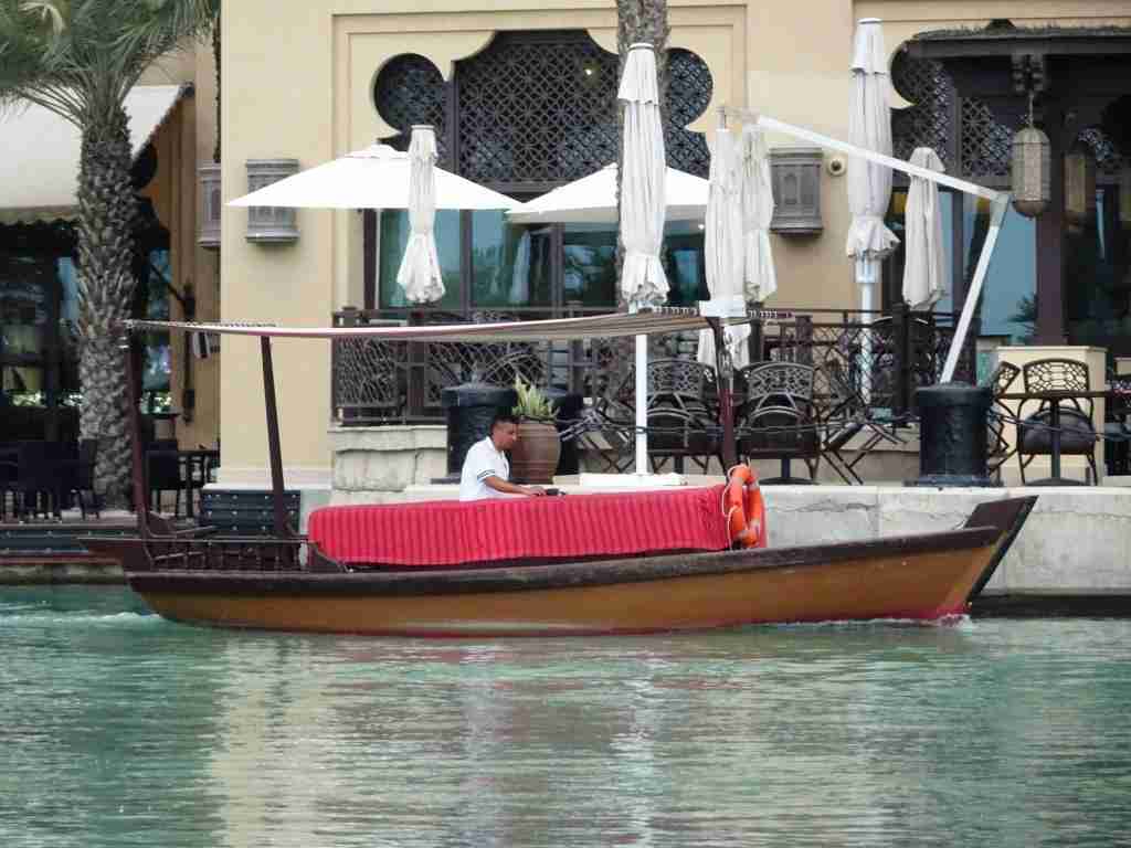 Traditional Abra boat Madinat Resort in Dubai