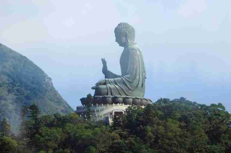 The Big Buddha in Hong Kong