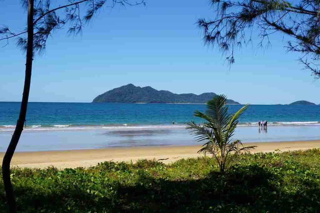 view of gorgeous Dunk Island from Mission Beach