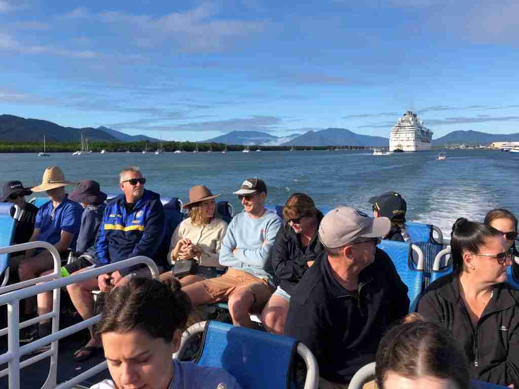 people catching the ferry to Fitzroy island