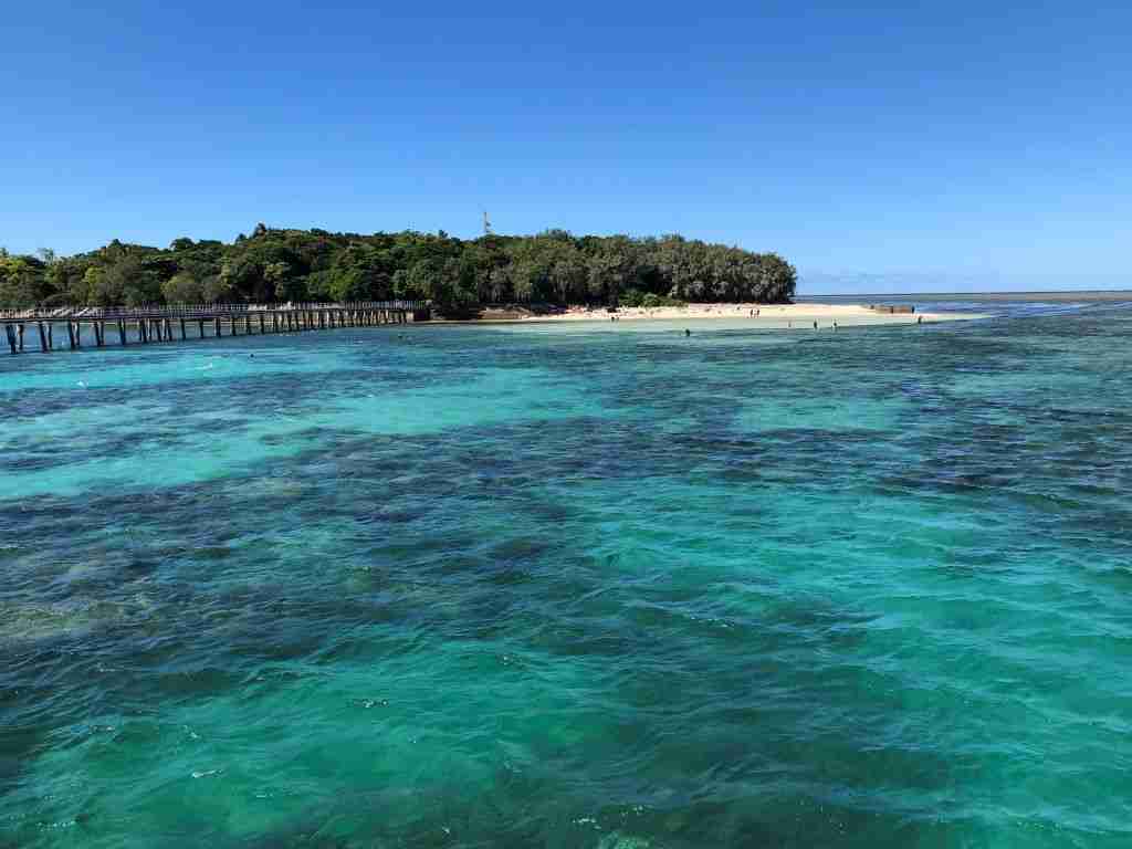 turquoise water at Gorgeous Green Island in Cairns