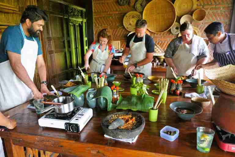 Balinese Cooking class at Bali Asli Restaurant