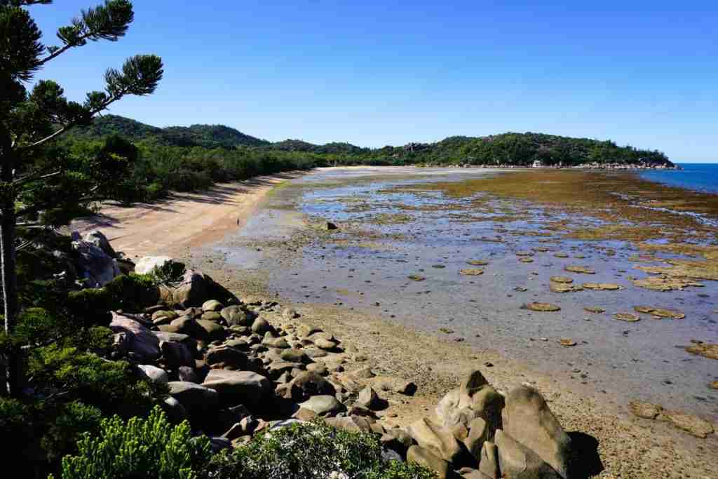 sweeping views of Geoffrey Bay on Magnetic Island in Australia
