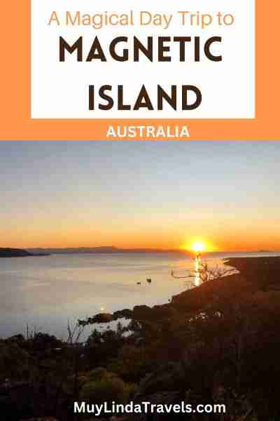 a beautiful coastal sunset on Magnetic Island in Australia