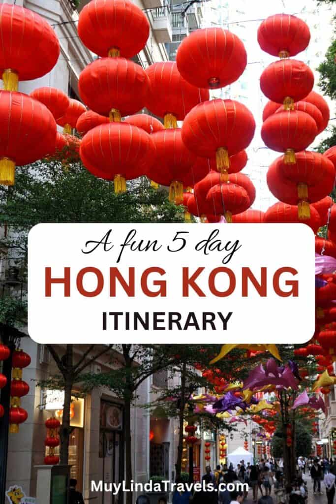 5 day hong kong itinerary