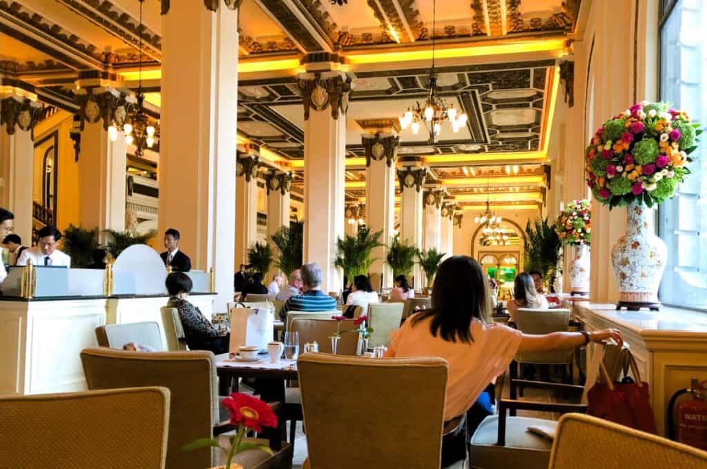 The Lobby at The Peninsula Hong Kong hotel