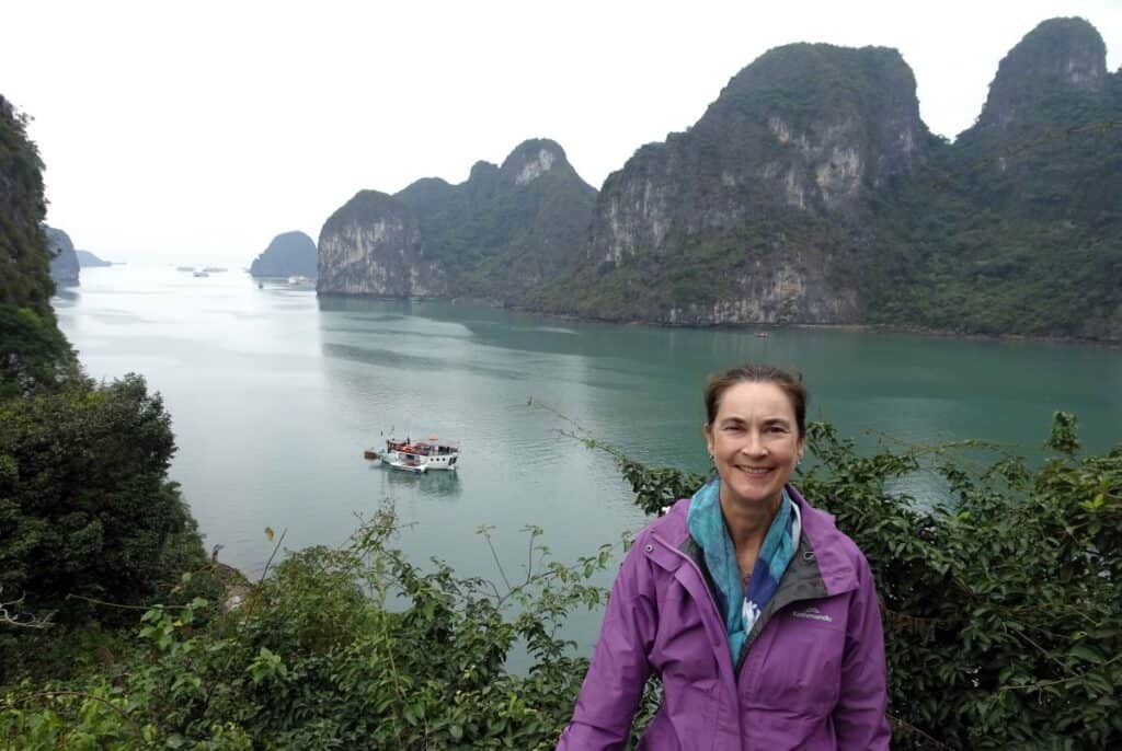 Enjoying the view on Halong Bay Vietnam