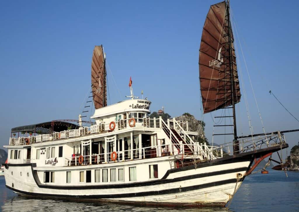 Visiting Halong Bay with La Fairy Sails, a boutique wooden junk cruise
