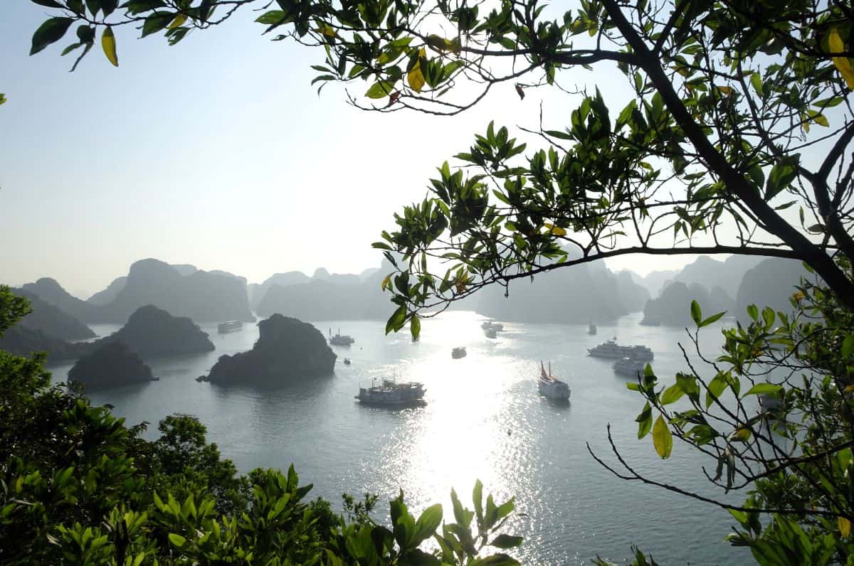 Viewpoint in Halong Bay Vietnam