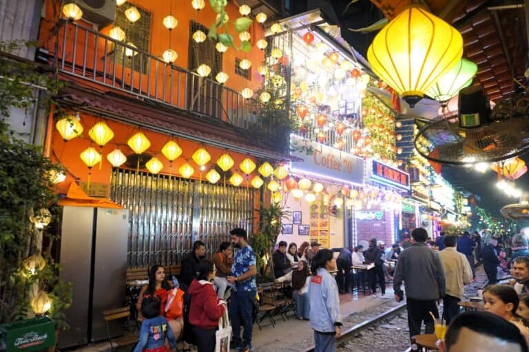 Hanoi Train Street on a 3 day Hanoi Itinerary