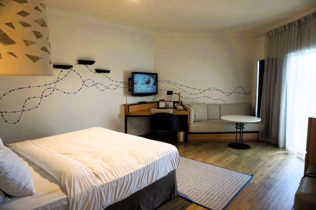 Inside my room at the Shangrl-La Hotel in Cairns